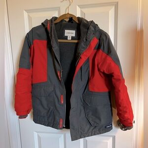 Lands’End Boys Squall Winter Coat, Size Medium 10-12